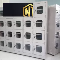 Tủ sắt sơn tĩnh điện màu ghi 20 khoang 20C5KG-CK